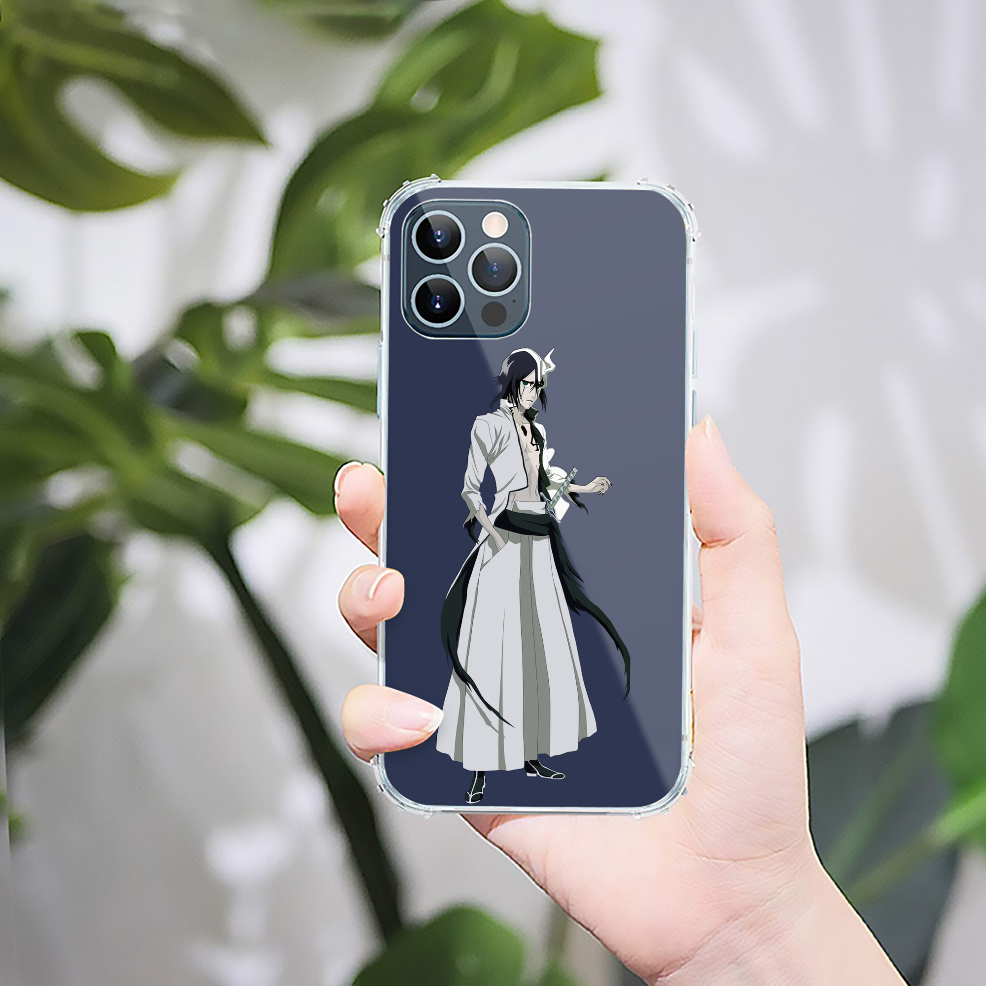 （画像用） ブリーチ ウルキオラ·シファー BLEACH Ulquiorra cifer 【iPhone 12シリーズ対応】透明スマホケース（クリアソフトケース）